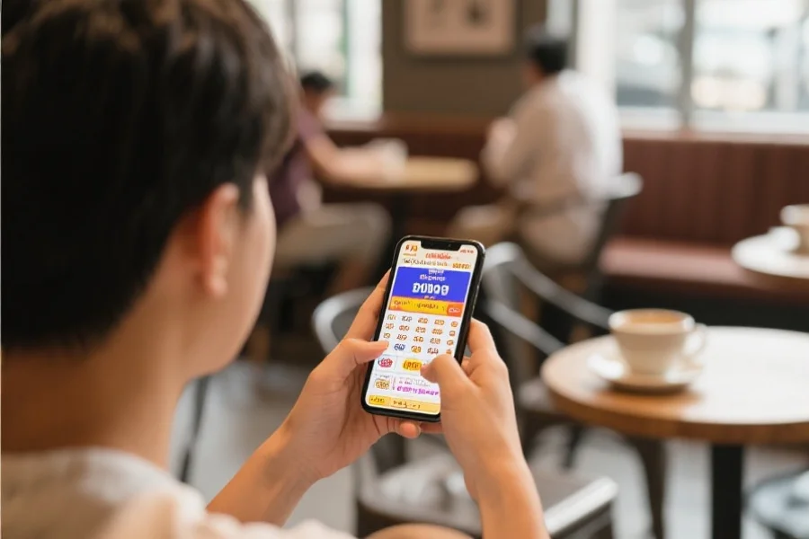 移动设备查询开奖结果